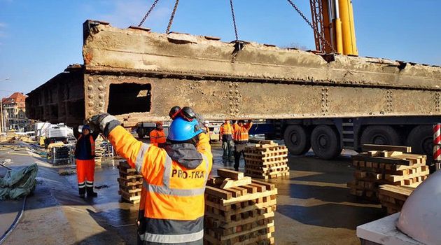 Wrocław. Trwa przebudowa Mostów Pomorskich. Środkowy fragment największym wyzwaniem dla drogowców