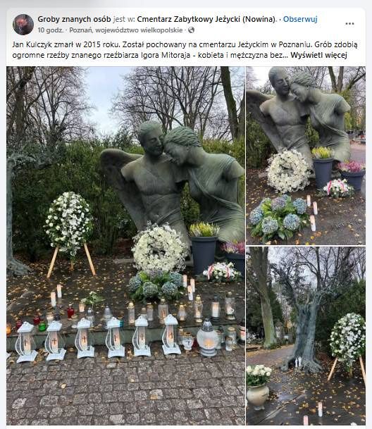 Jan Kulczyk, grób