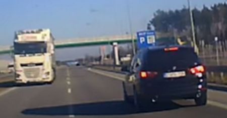 Sceny grozy na drodze S8. Kierowca TIR-a jechał pod prąd