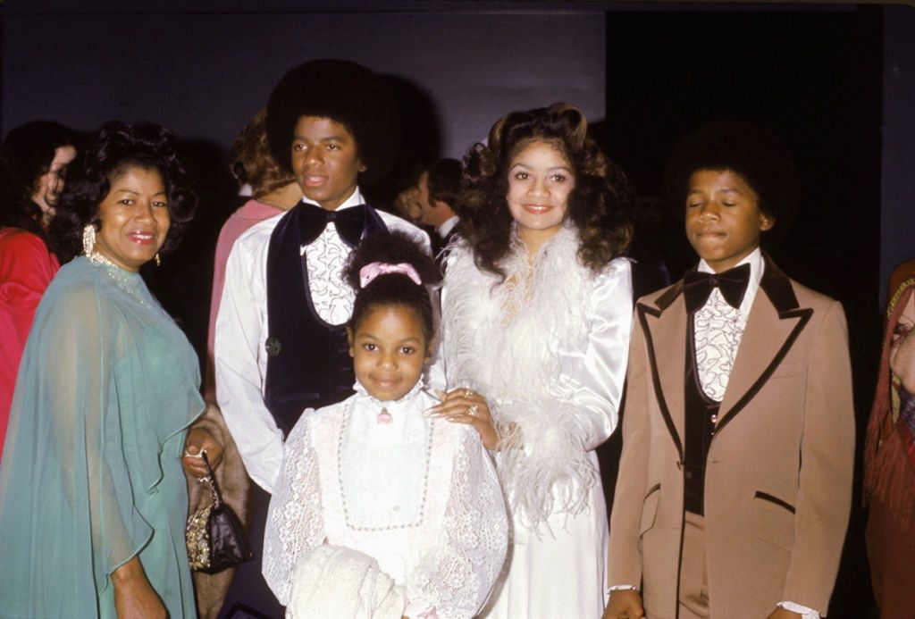 Katherine Jackson z dziećmi - Michaelem, Janet, La Toyą i Randym