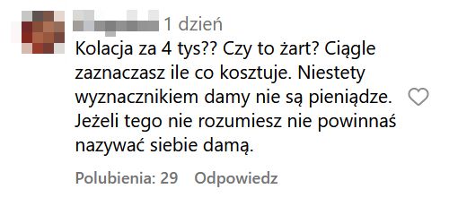 Maluba w ogniu krytyki po nagraniu kolacji za 4 tysiące złotych 