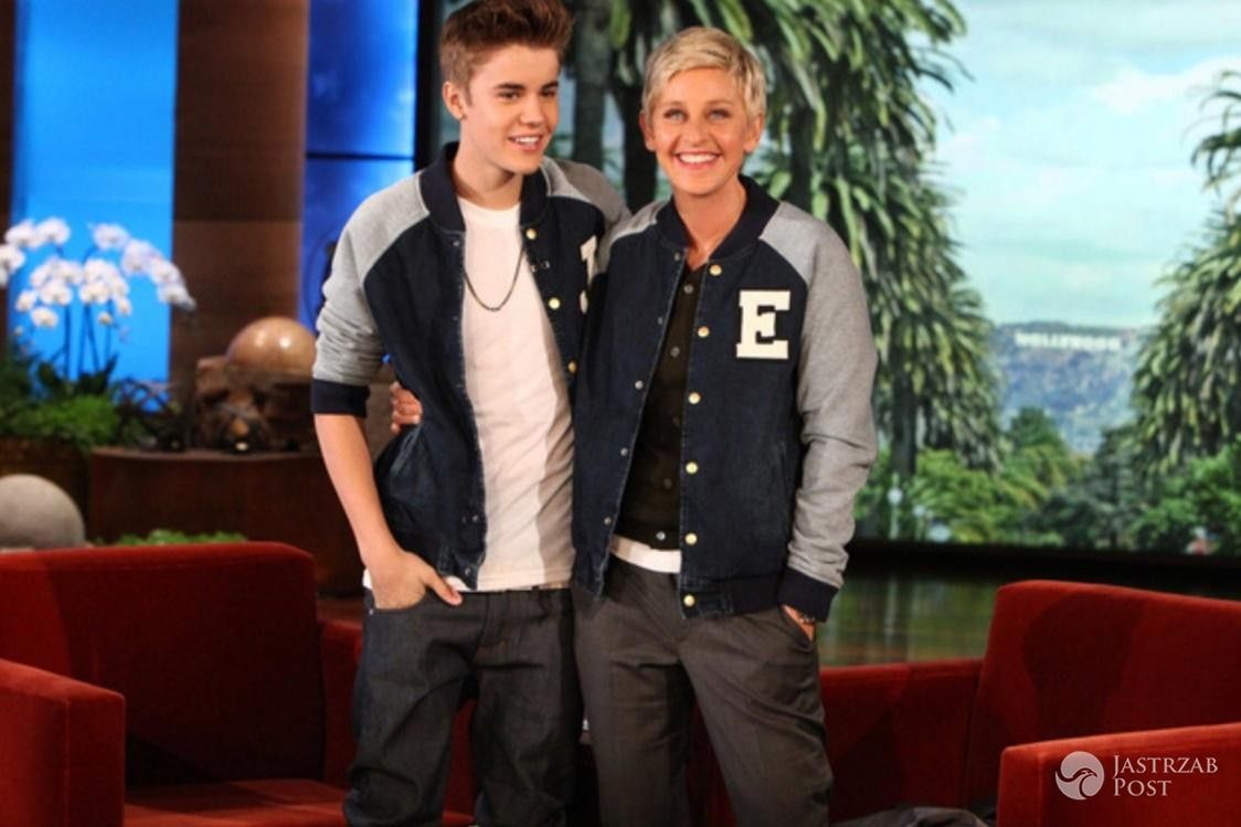 Ellen DeGeneres i Justin Bieber
