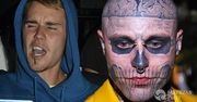 Justin Bieber ma nowy tatuaż! Tym razem piosenkarz przesadził i wygląda prawie jak Zombie Boy! Nie cofnie już tych zmian!