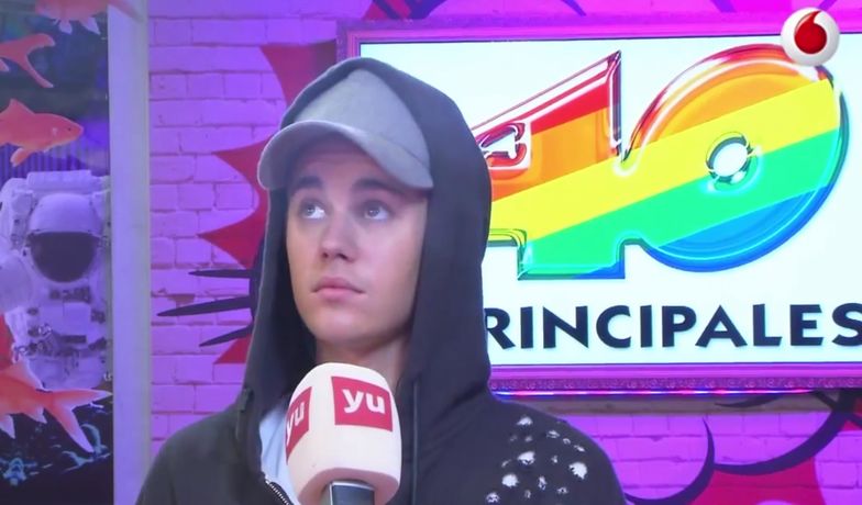 Bieber wyszedł w trakcie wywiadu. Przestraszył się?