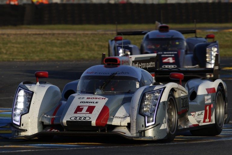 Audi R18 e-tron quattro zwycięzcą wyścigu 24h Le Mans (Fot. Gizmag.com)