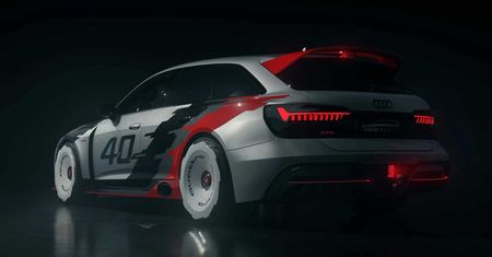 Audi RS6 GTO Concept na 40. urodziny quattro. Wygląda na to, że stażyści też potrafią zaszaleć