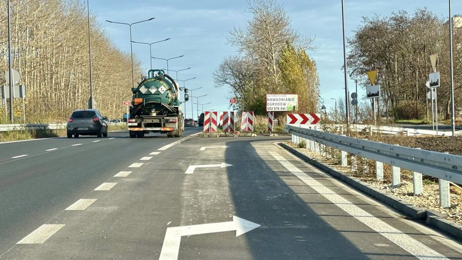 Nowy zjazd z DK94 w ulicę Północną został otwarty dla kierowców