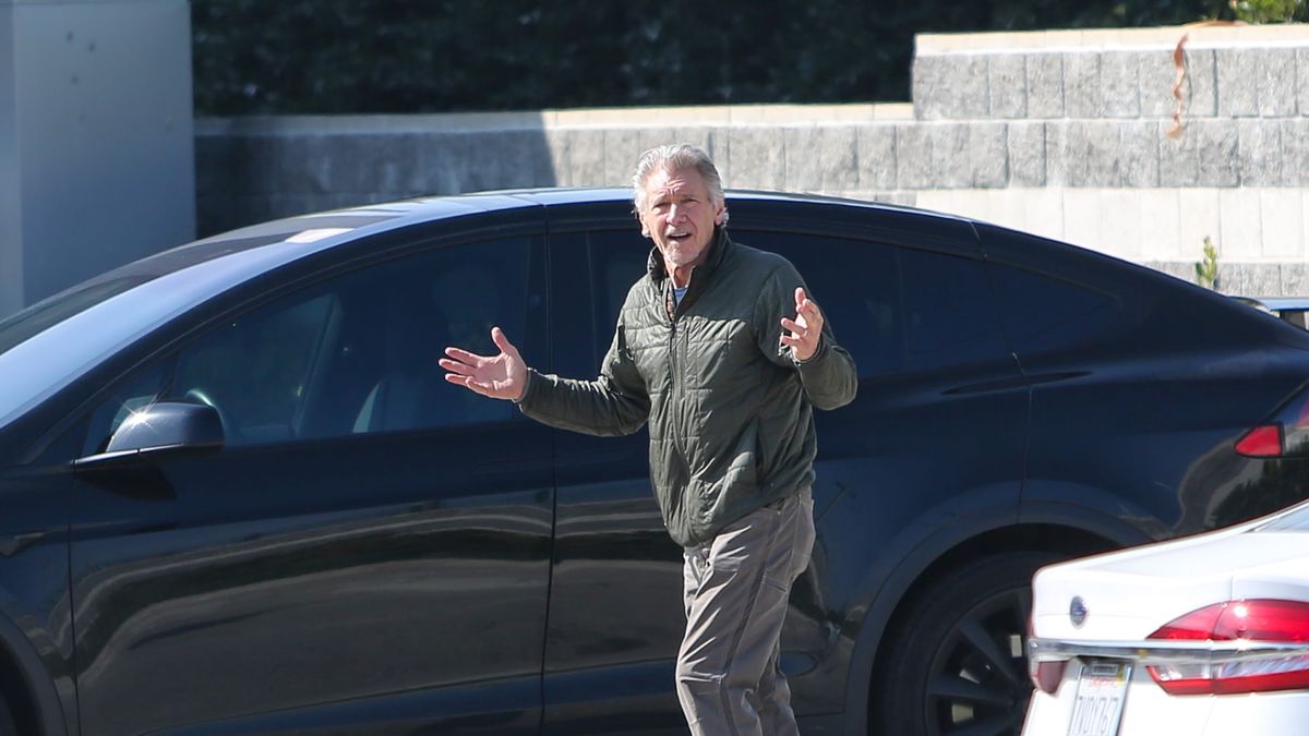 LOS ANGELES, CA - FEBRUARY 11: Harrison Ford is seen on February 11, 2021 in Los Angeles, California.  (Photo by BG004/Bauer-Griffin/GC Images)