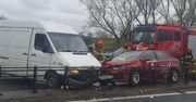 Poważna kolizja na Moście Łazienkowskim w Warszawie. Spore utrudnienia w ruchu