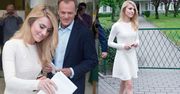 Modna Kasia Tusk głosuje... (ZDJĘCIA)