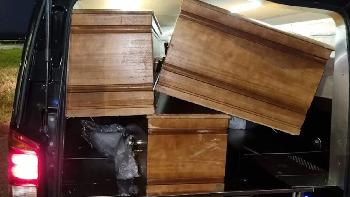 W trumnach znajdowała się kokaina