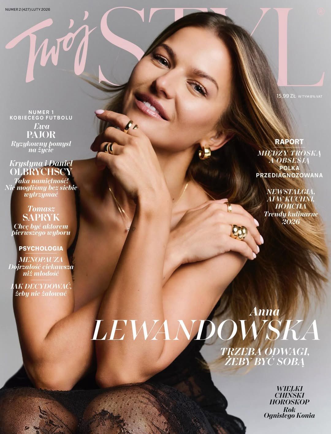 Anna Lewandowska na okładce "Twojego Stylu"