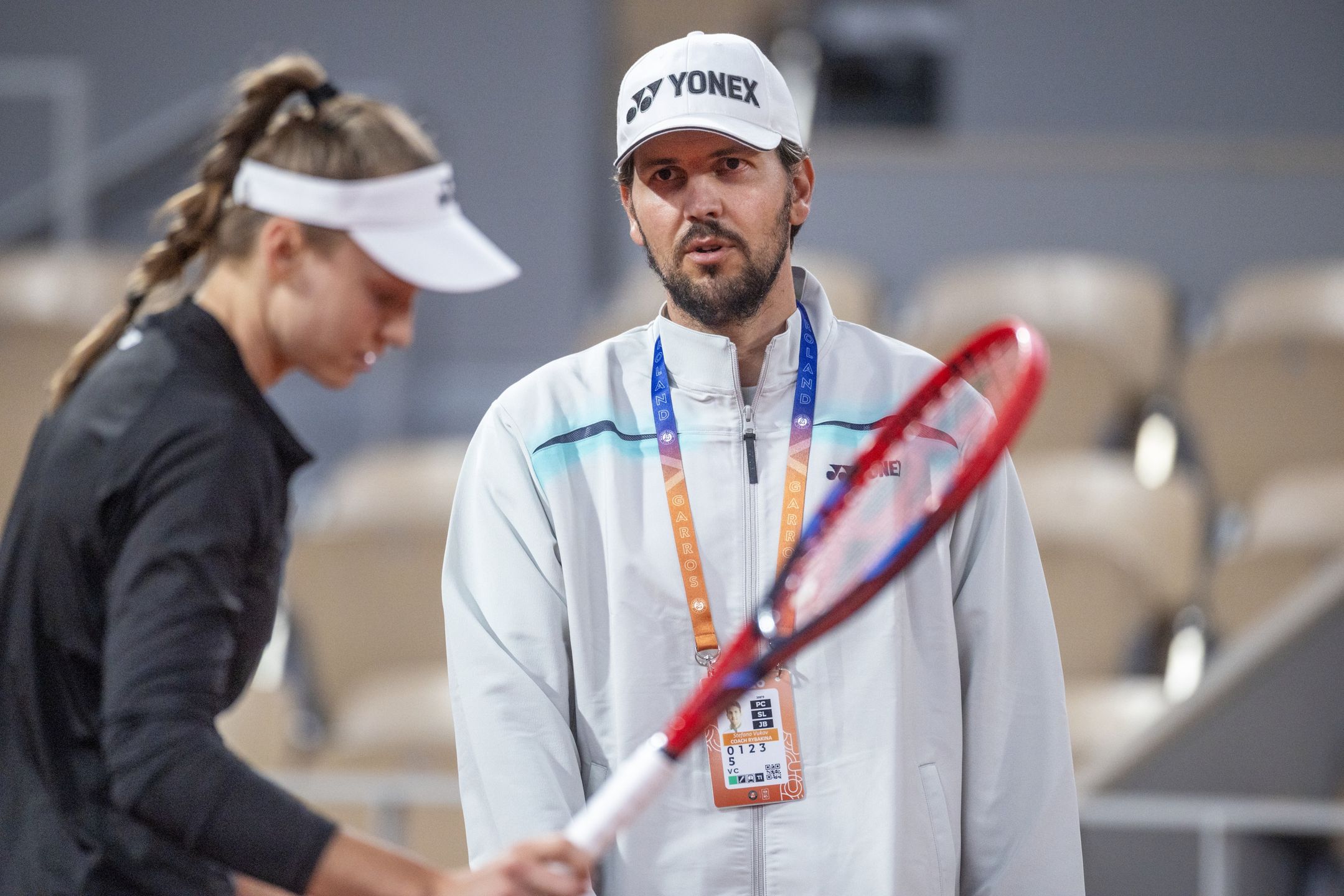 Jelena Rybakina i Stefano Vukov