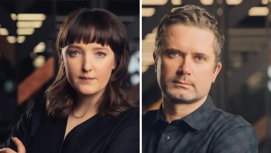 Tatiana Kolesnychenko i Szymon Jadczak - dziennikarze Wirtualnej Polski