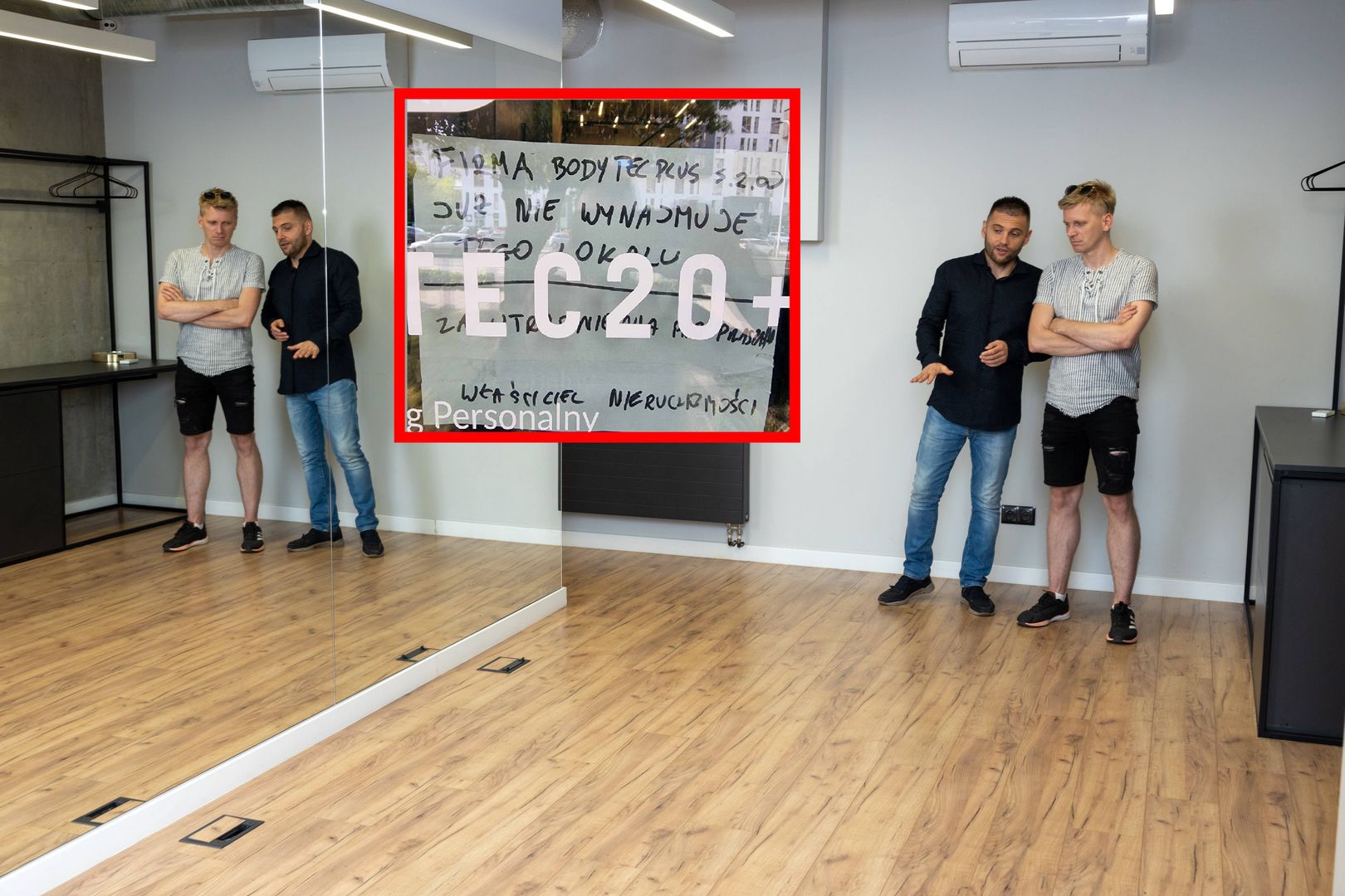Lokal przy Cybernetyków 2 w Warszawie opuszczony przez BodyTec20Plus