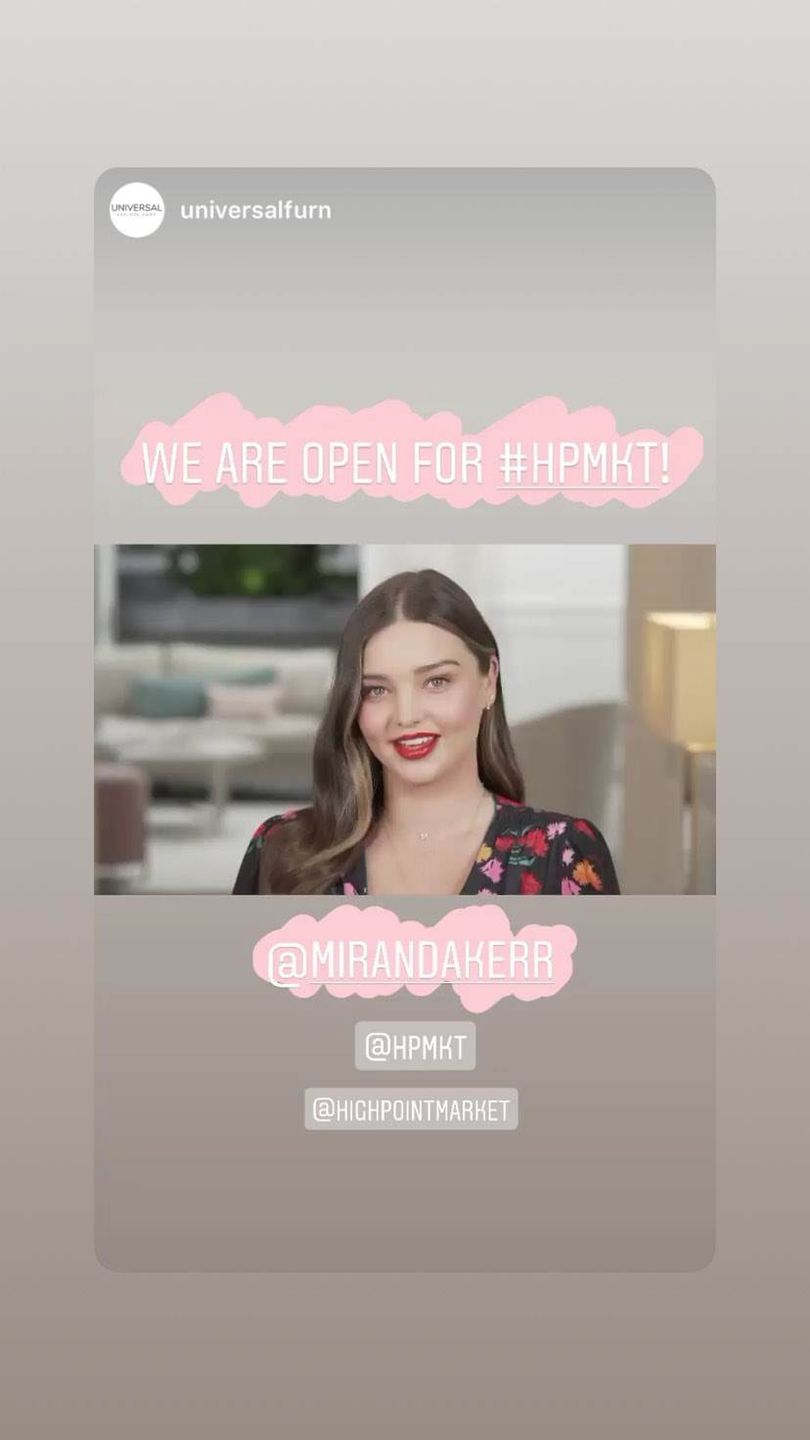 Miranda Kerr - meble