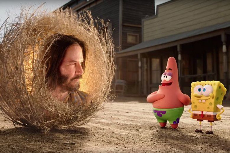 "SpongeBob": Keanu Reeves pojawił się w zwiastunie filmu