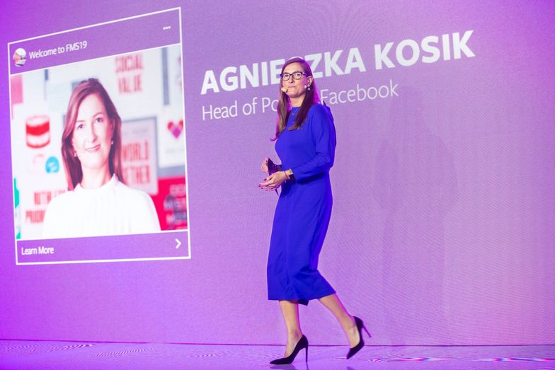 Agnieszka Kosik od października 2018 kieruje polskim oddziałem Facebooka