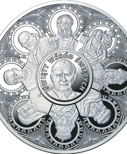 Święty wśród świętych - kanonizacja w srebrze i złocie