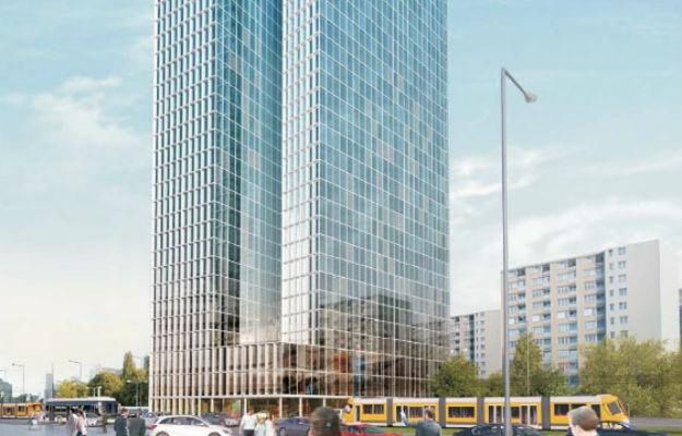 Spółka Srebrna chce zbudować w centrum Warszawy 190-metrowy wieżowiec.