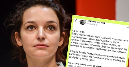 "Fajnie jej tam skacze". Szokujący wpis Marii Dębskiej. Opisała obleśne sytuacje kobiet z branży