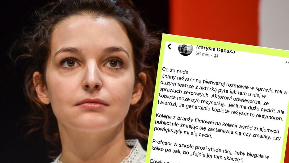 "Dzięki za kwiaty, panowie. Bardzo lubię, zwłaszcza ładne. Ale wciąż, do znudzenia, prosimy o więcej szacunku"- pisze Maria Dębska