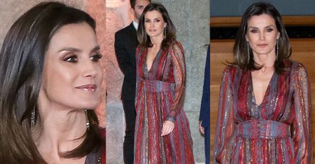 Hiszpańska królowa Letizia błyszczy w sukience z sieciówki