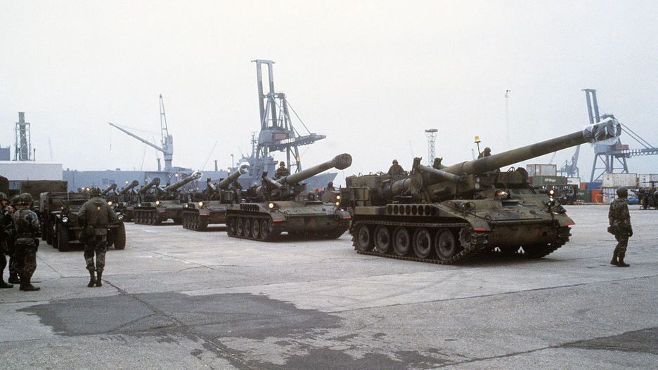 Haubice M110A2, zdjęcie poglądowe