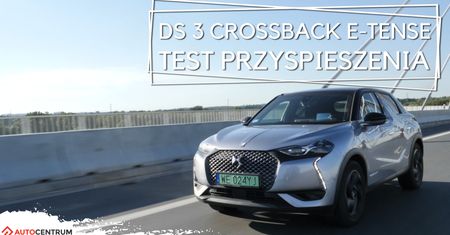 DS 3 Crossback E-Tense 163 KM (AT) - przyspieszenie 0-100 km/h