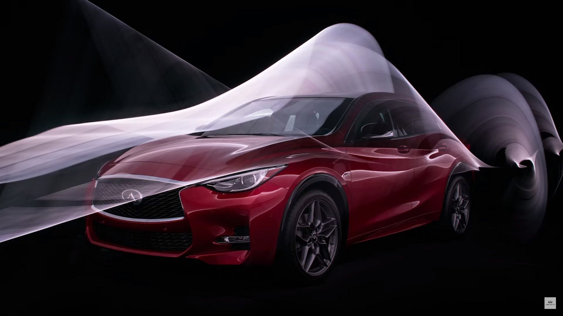 Niesamowite, malowane światłem zdjęcia Infiniti Q30 2