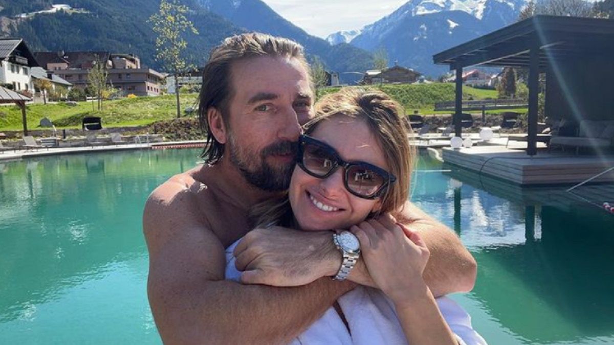 Na zdjęciu: Tomasz Iwan z partnerką 