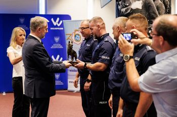 Poznań: Najlepsze policyjne psy z Wielkopolski nagrodzone. Ruszają przygotowania do XXII Kynologicznych Mistrzostw Policji