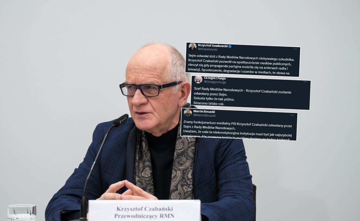 Czabański odwołany z RMN. "Stracono blisko rok"