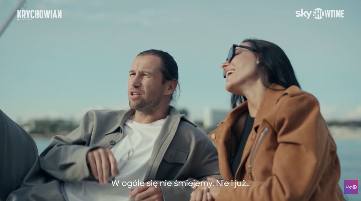 Grzegorz Krychowiak i Celia Jaunat