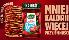 "Mniej kalorii, więcej przyjemności" w kampanii dżemów Łowicz