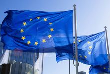 Flagi Unii Europejskiej, fot. unslpash