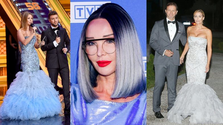 Ewa Minge tłumaczy dlaczego kreacja Tomaszewskiej przypominała suknię ślubną Rozenek: "Tak działają największe domy mody na świecie"