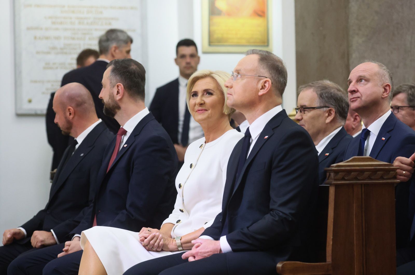 Agata Duda z mężem na obchodach Święta Wojska Polskiego