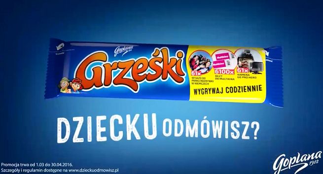 „Dziecku odmówisz?” w loterii promującej Grześki (wideo)