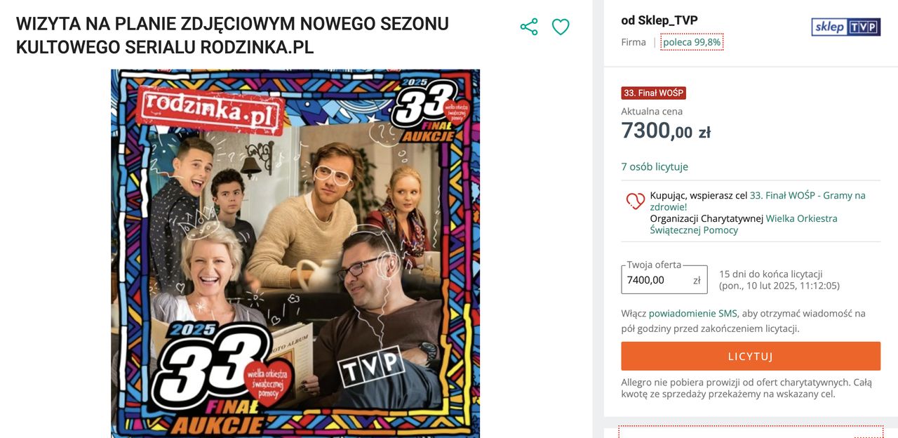 Wizyta na planie "Rodzinki.pl" to koszt ponad 7 tysięcy złotych