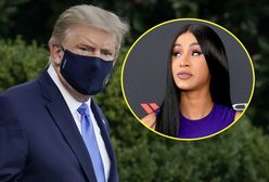 Cardi B sugeruje, że Donald Trump udaje zarażonego koronawirusem