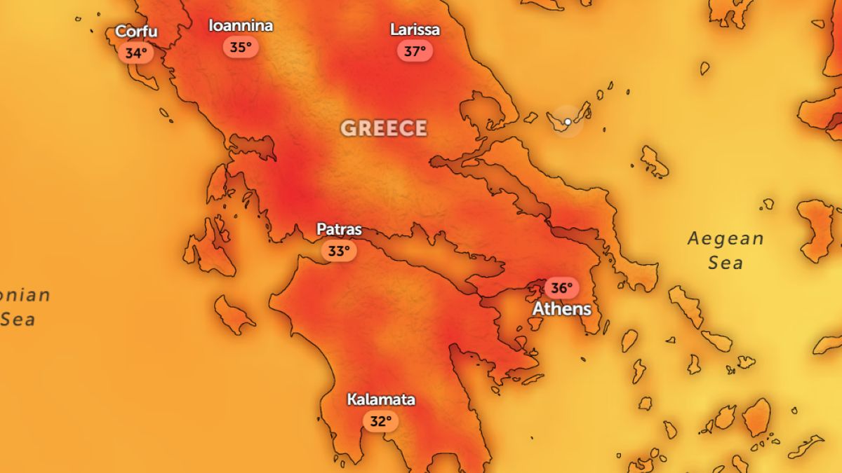 Kolejna fala upałów przetoczy się nad Grecją