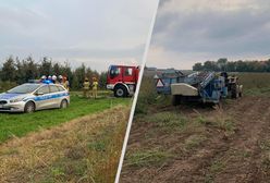 Noga w kombajnie ziemniaczanym. Wypadek w Świętokrzyskiem