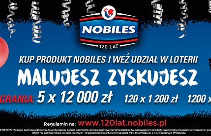 „Malujesz Zyskujesz” w urodzinowej loterii farb Nobiles