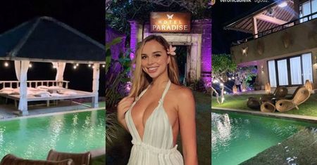 Wydekoltowana Veronica Bielik zachwyca się planem "Hotelu Paradise": "56 kamer!!!! Także w łazience"