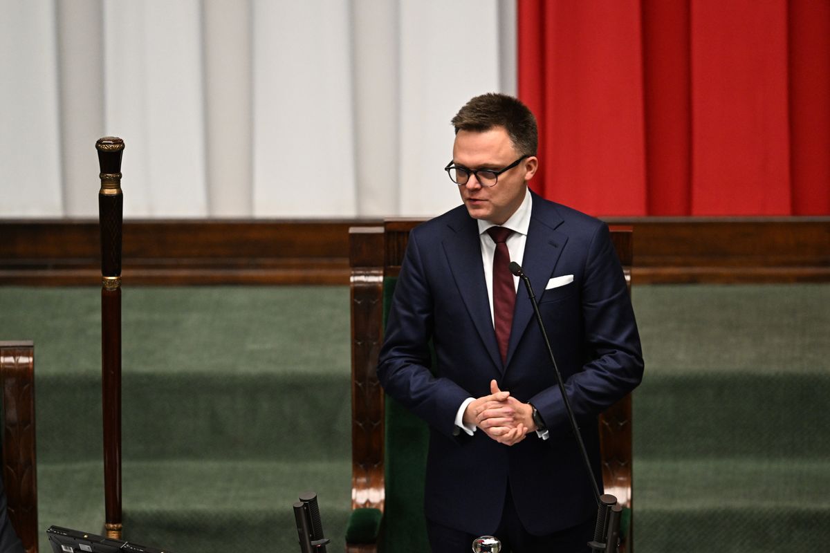 Orędzie Szymona Hołowni. O której orędzie Marszałka Sejmu 16 listopada?