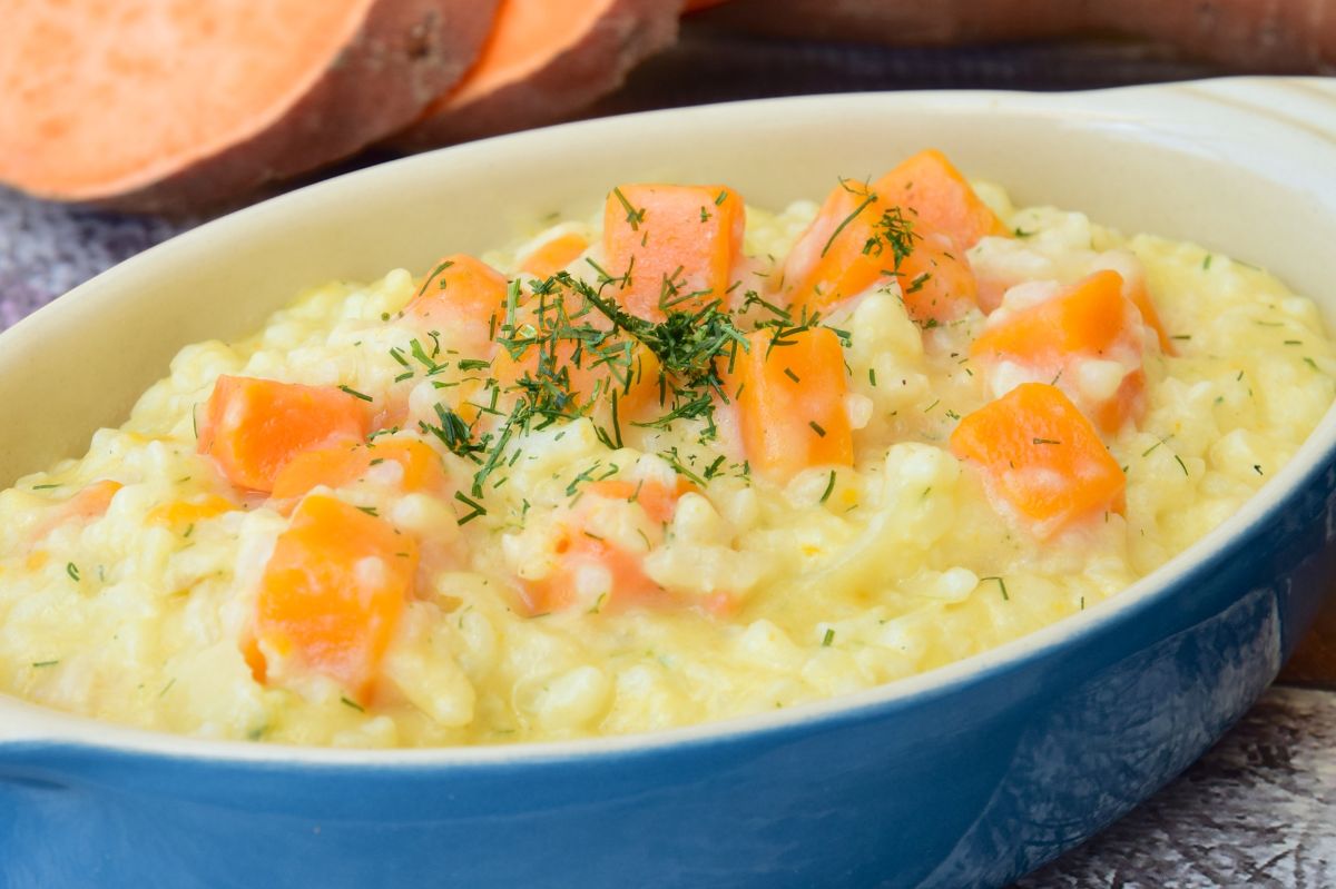 Risotto z dodatkiem ziemniaków