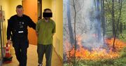 37-latek podpalał lasy. Chciał być strażakiem