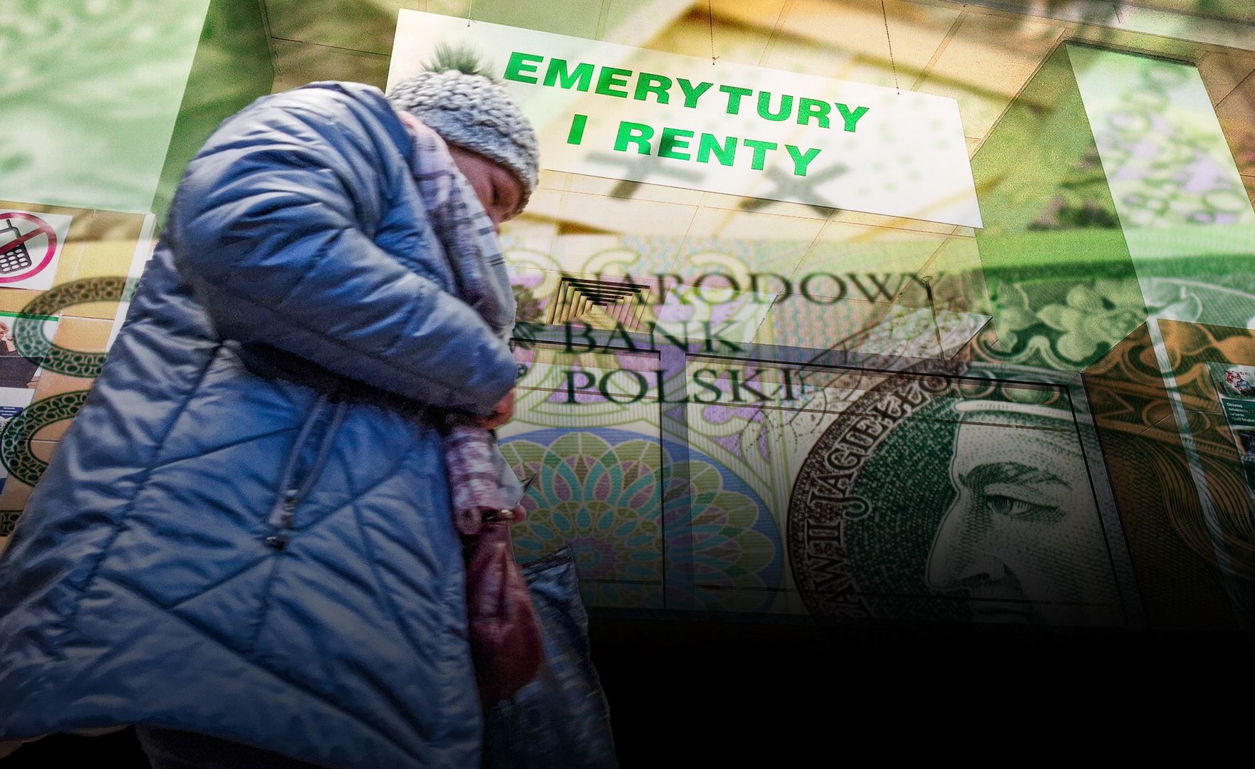 Wypłaty dla emerytów w stosunku do PKB Polski systematycznie mal