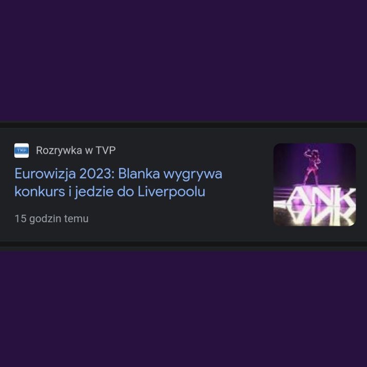 Tekst o zwycięstwie Blanki opublikowano jeszcze przed preselekcjami do Eurowizji?